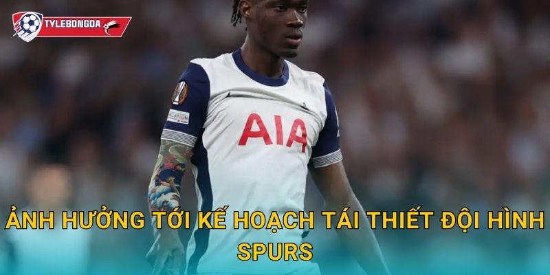 Ảnh hưởng tới kế hoạch tái thiết đội hình Spurs